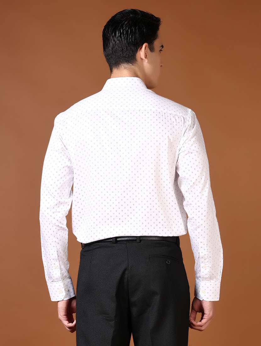 men printed long sleeve formal shirt - 21663804 -  Standard Image - 2