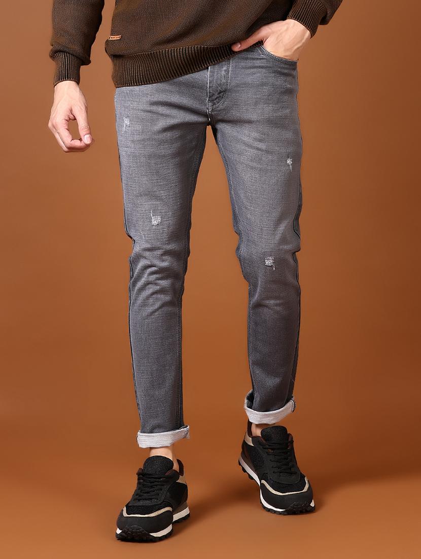 men distressed mid rise slim fit jean - 21663842 - Standard Image - 2