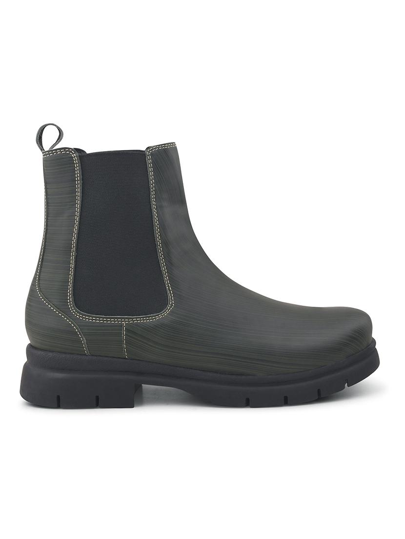 women green solid ankle boots - 21664003 - Standard Image - 7