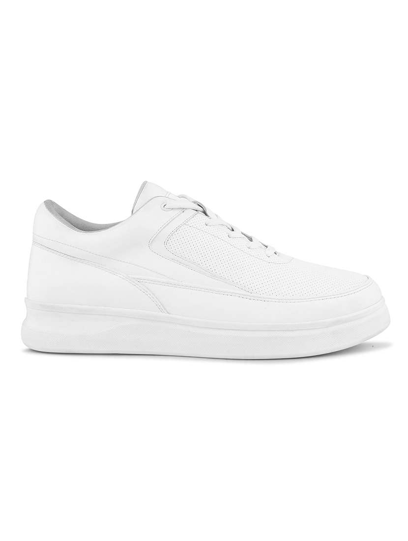men white lace up sneakers - 21664020 -  Standard Image - 2