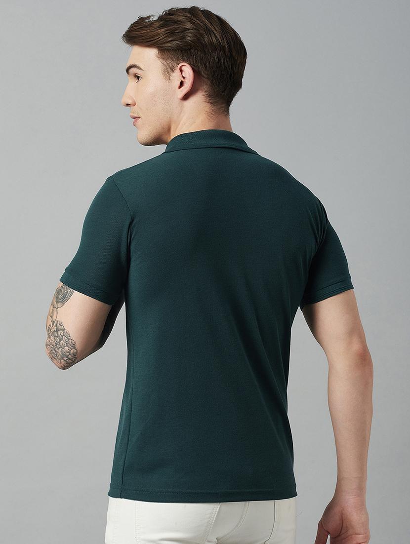 men short sleeves plain polo t-shirt - 21664128 - Standard Image - 2