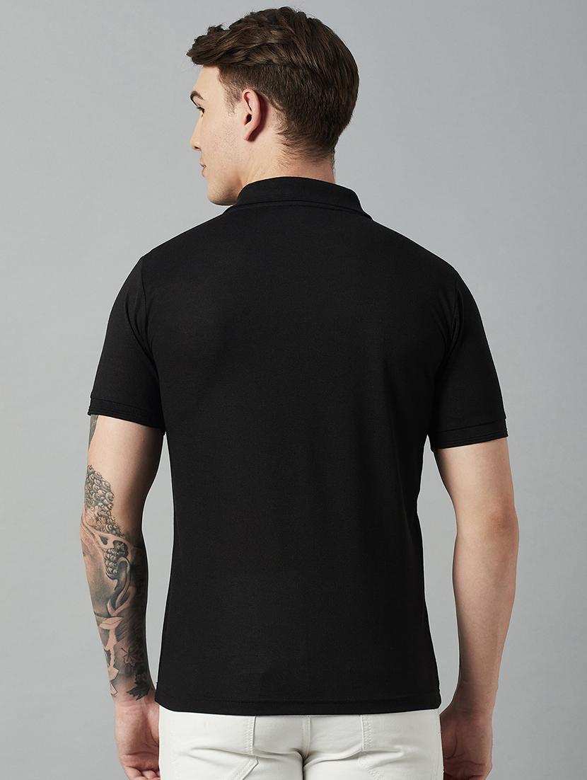 men short sleeves plain polo t-shirt - 21664129 - Standard Image - 2