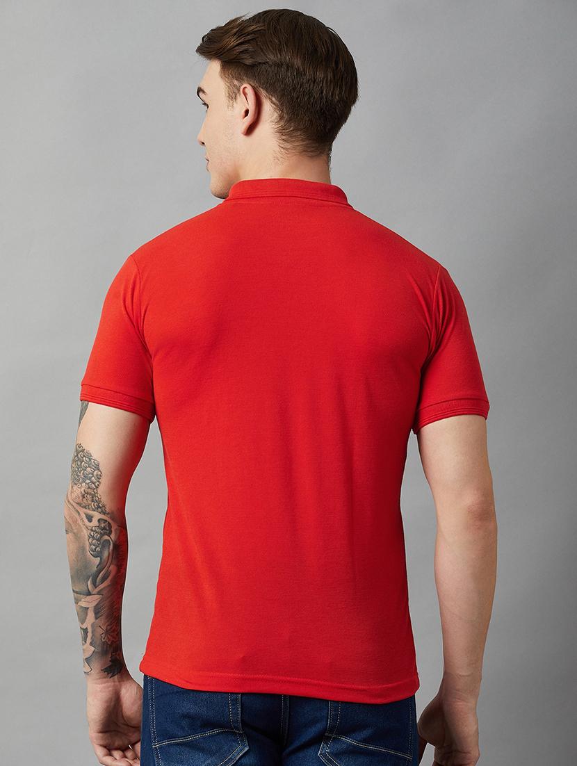 men short sleeves plain polo t-shirt - 21664135 - Standard Image - 2