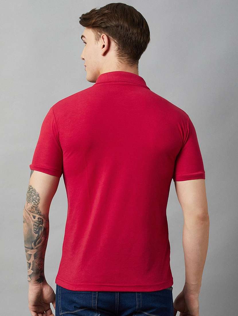 men short sleeves plain polo t-shirt - 21664136 -  Standard Image - 2