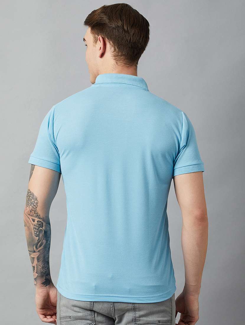 men short sleeves plain polo t-shirt - 21664139 -  Standard Image - 2