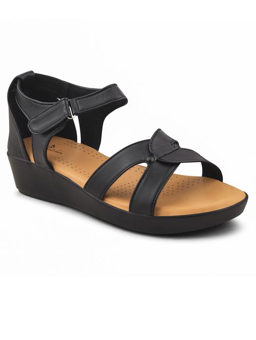 women solid ankle strap wedge - 21664350 -  Standard Image - 0
