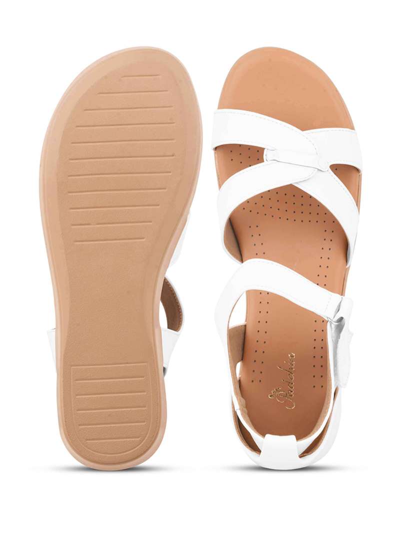women solid ankle strap wedge - 21664352 -  Standard Image - 2