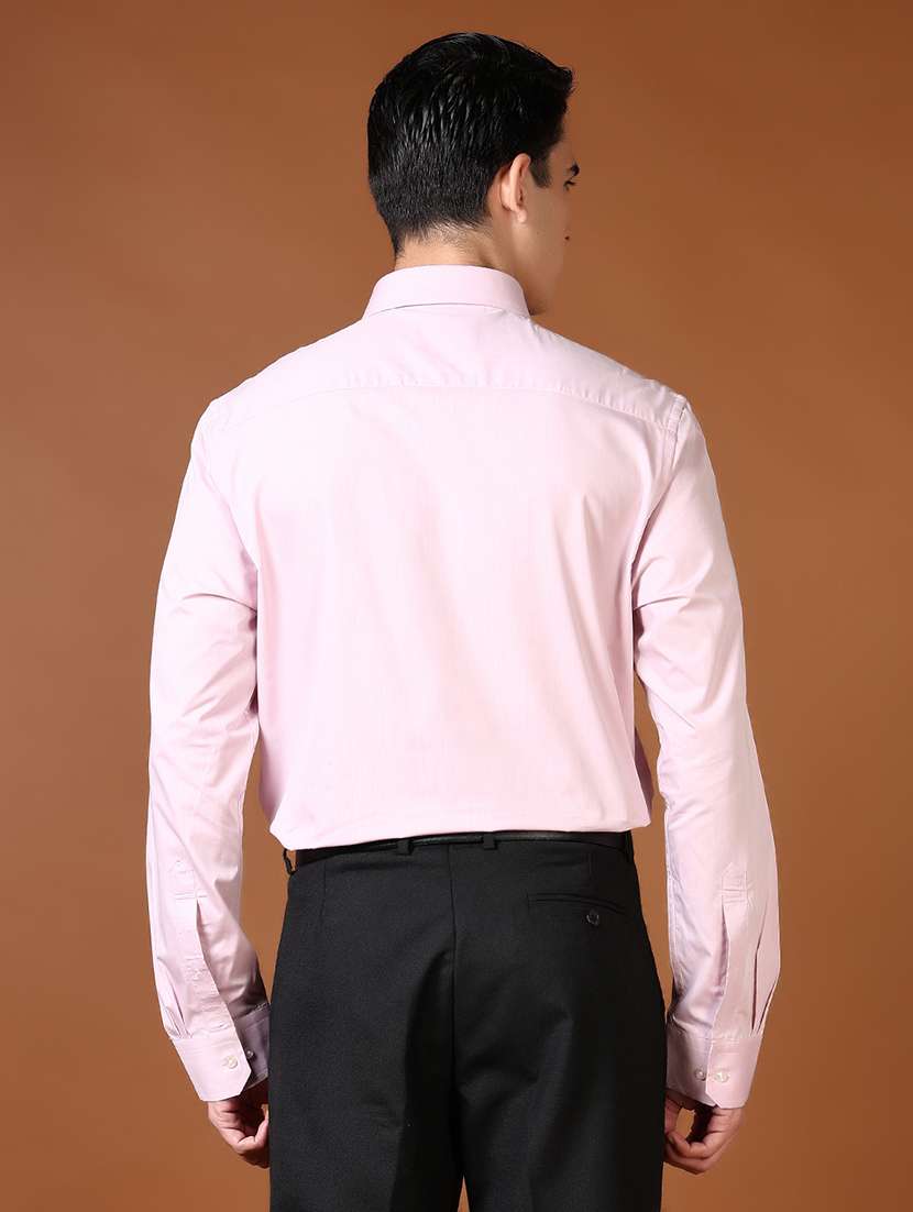 men solid long sleeve formal shirt - 21664518 - Standard Image - 2