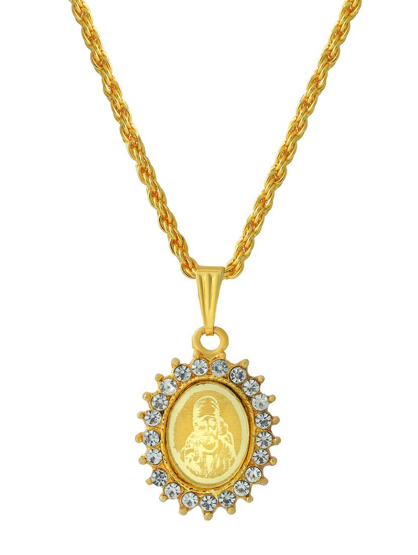 men sacred idol pendant with chain - 21664916 -  Standard Image - 2