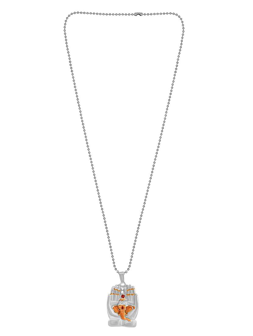 men sacred idol pendant with chain - 21664919 -  Standard Image - 2