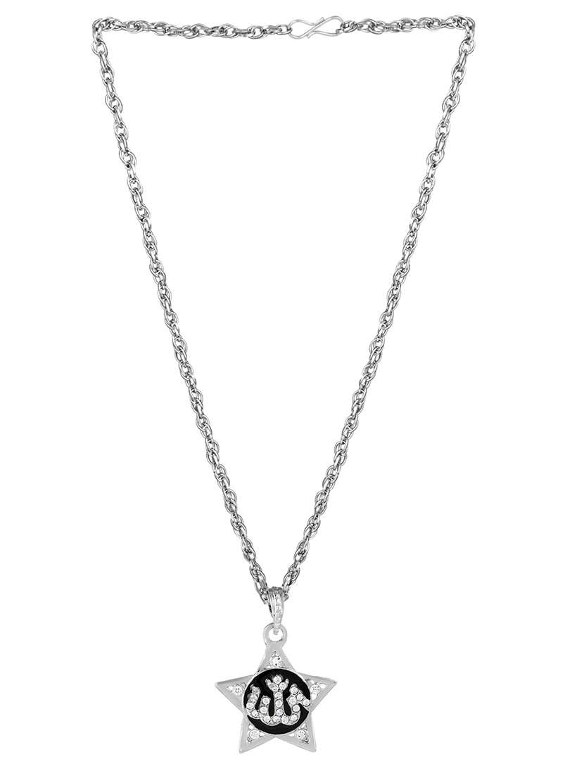 men sacred religious pendant with chain - 21664940 -  Standard Image - 2