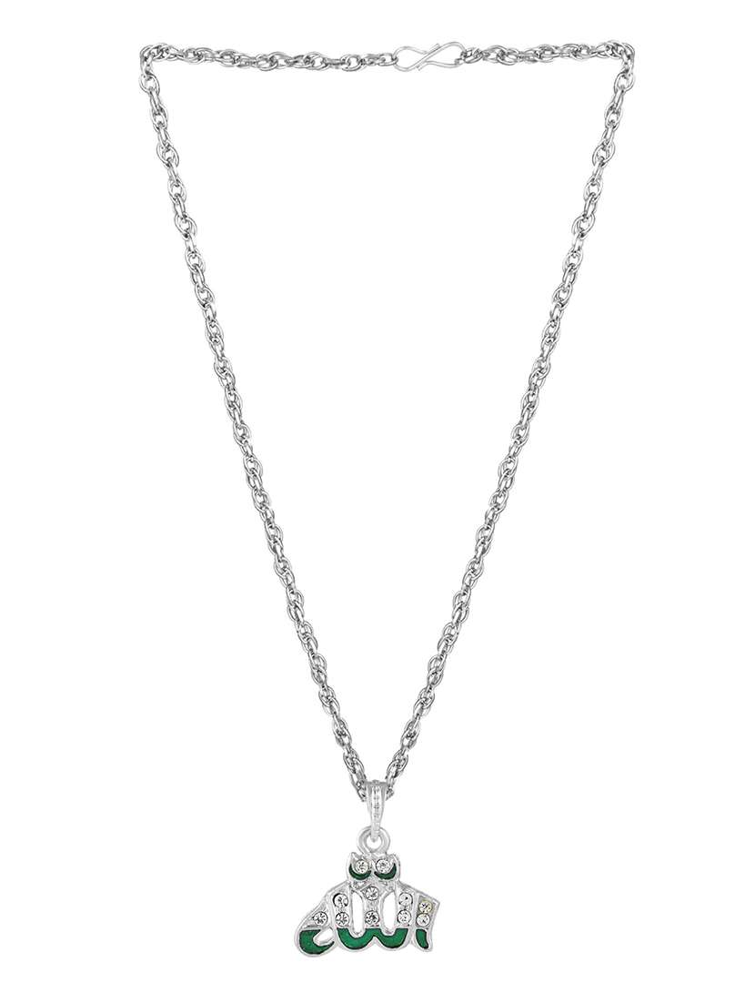 men sacred religious pendant with chain - 21664942 -  Standard Image - 2