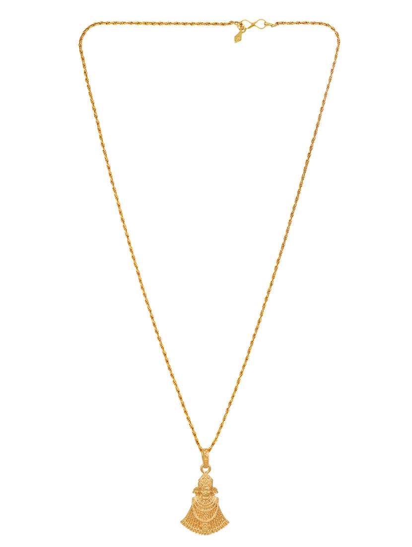 men sacred idol pendant with chain - 21665472 - Standard Image - 2