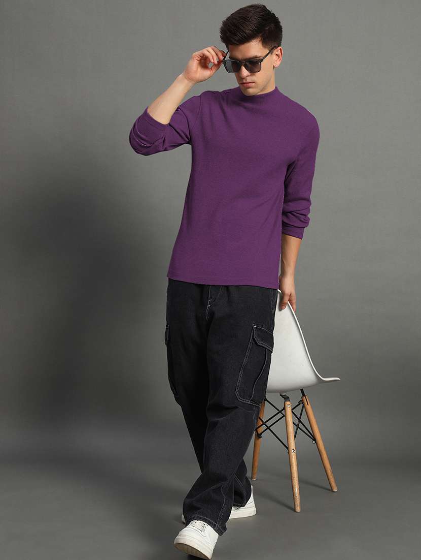 men long sleeves plain pullover - 21666267 -  Standard Image - 2