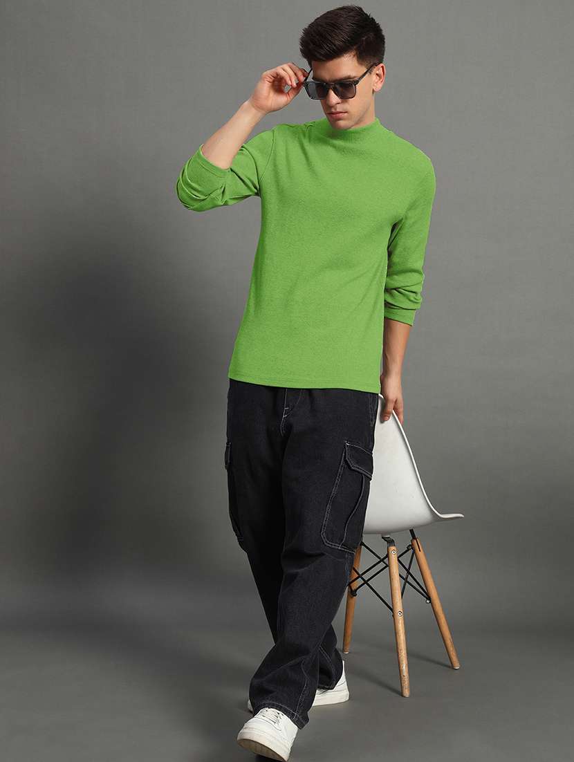 men long sleeve plain pullover - 21666271 -  Standard Image - 2