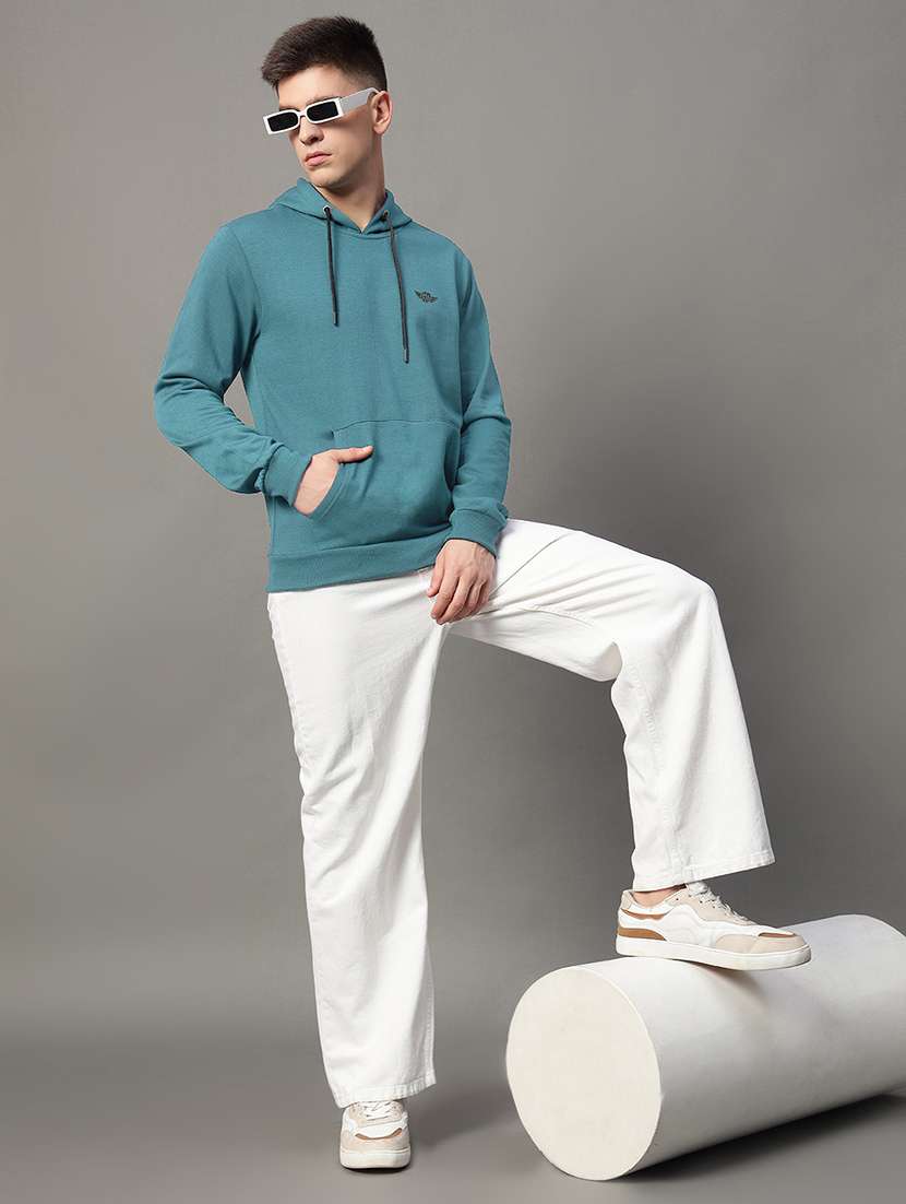 men long sleeves plain sweatshirt - 21666273 -  Standard Image - 2