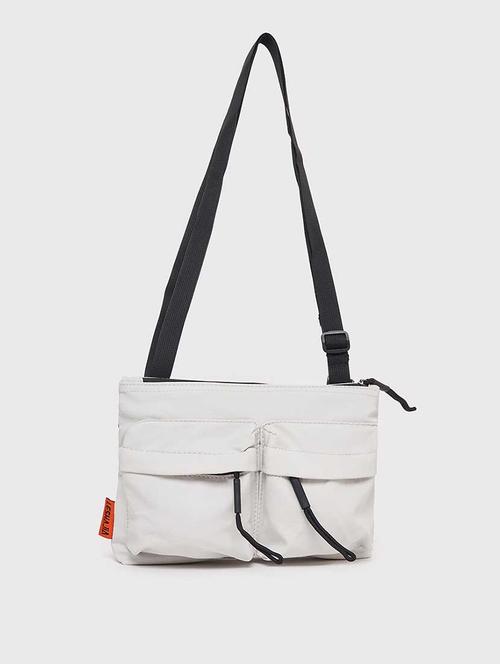 women white solid sling bag - 21666308 -  Standard Image - 0