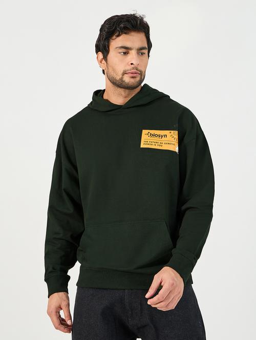 men back printed hood neck sweatshirt - 21666326 - Standard Image - 0
