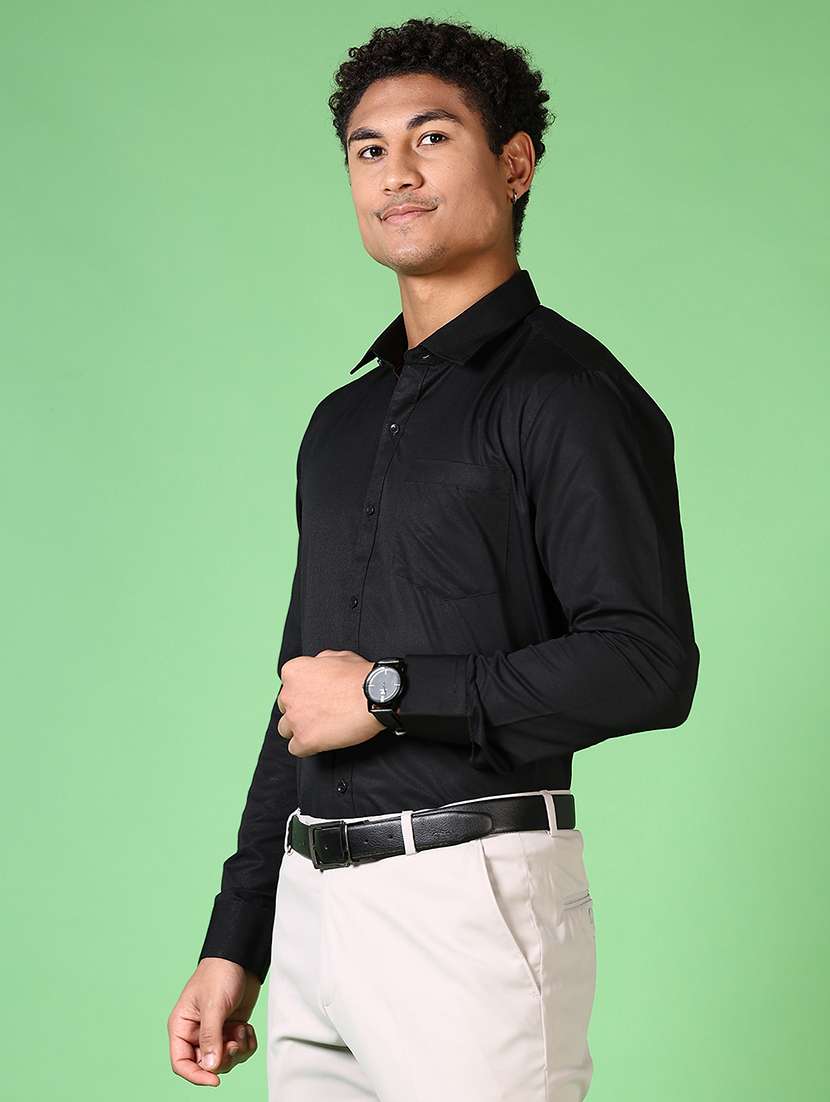 men self design long sleeve formal shirt - 21666688 -  Standard Image - 2