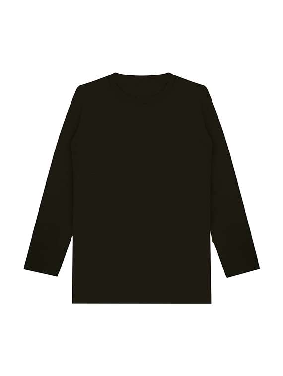 kids round neck long sleeve color block t-shirts combo - 21667006 -  Standard Image - 2