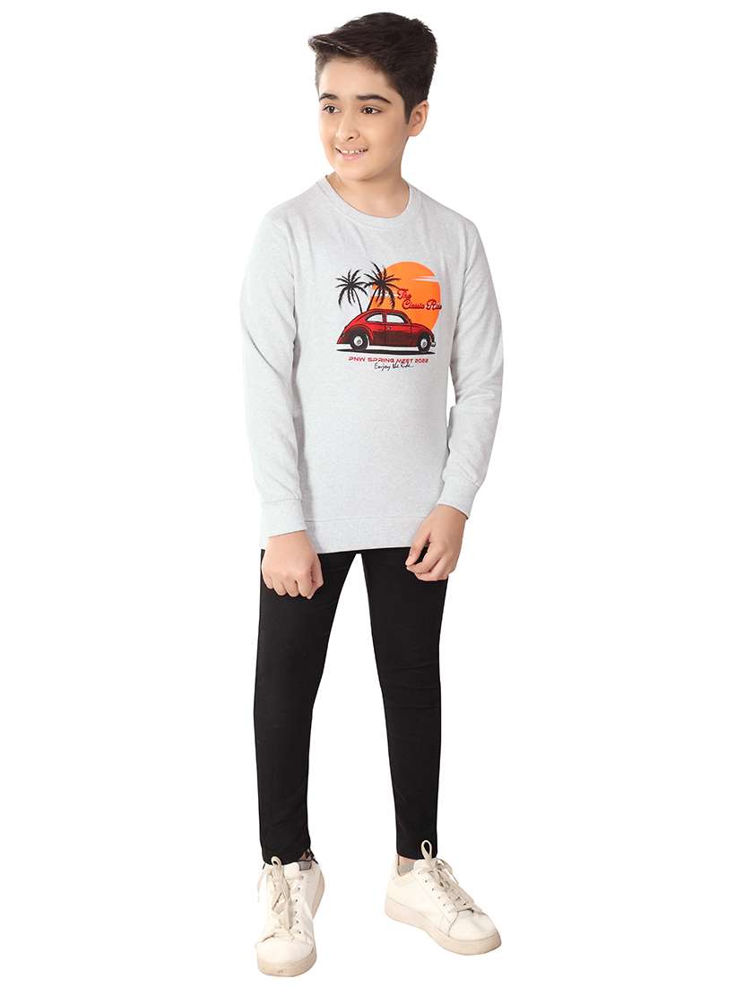 boys long sleeves printed t-shirt - 21667017 - Standard Image - 2
