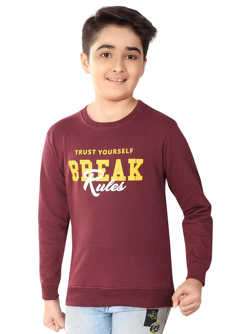 boys long sleeves printed t-shirt