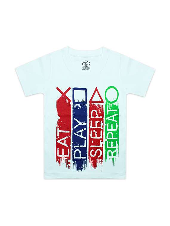 kids round neck printed t-shirts combo - 21667029 -  Standard Image - 2