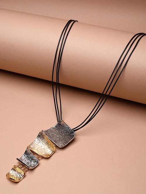 women multi color metal tribal long necklace - 21667948 -  Standard Image - 0