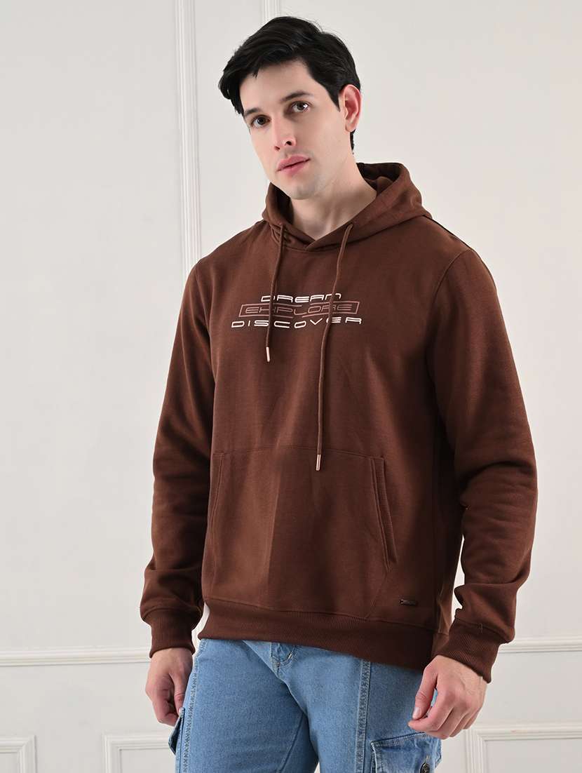 men long sleeve chest print sweatshirt - 21667986 -  Standard Image - 2
