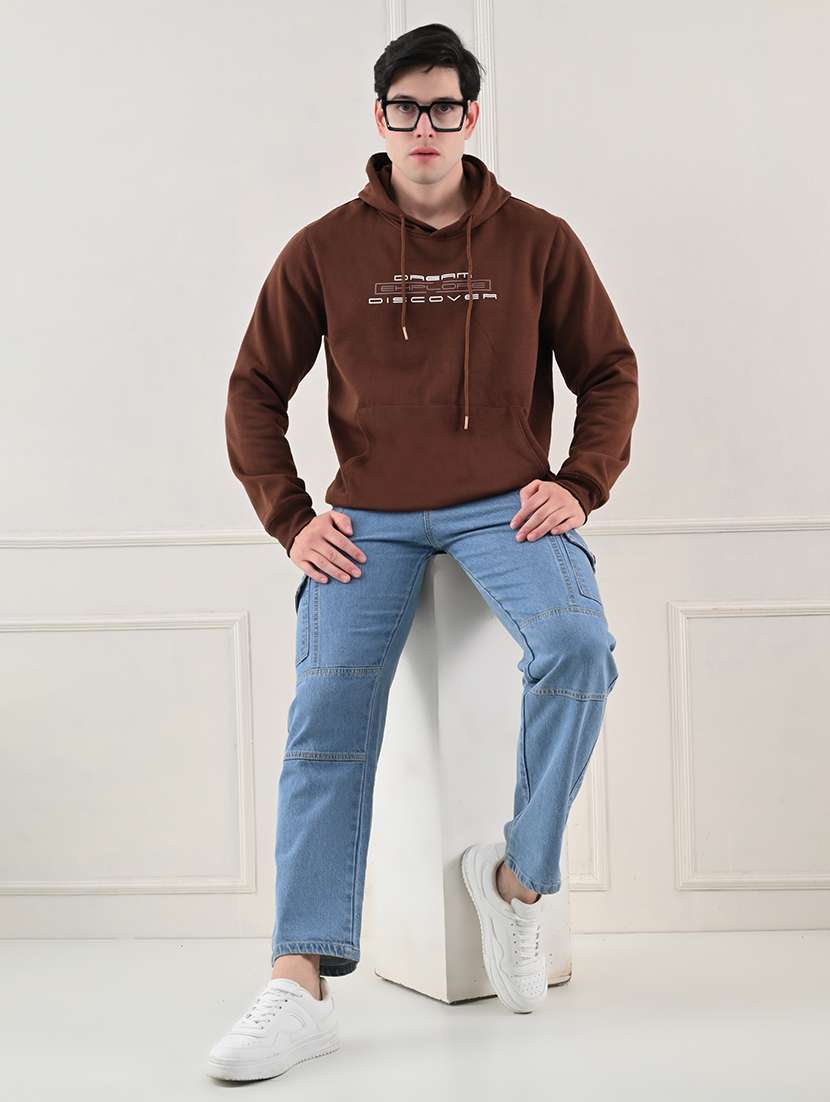 men long sleeve chest print sweatshirt - 21667986 -  Standard Image - 7