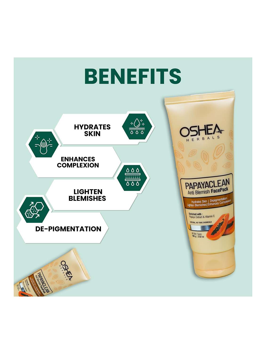 oshea herbals papaya extract face pack - 21668211 - Standard Image - 2