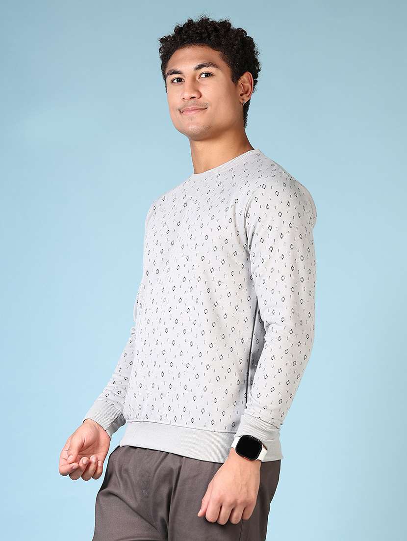 men long sleeves printed sweatshirt - 21668397 -  Standard Image - 2