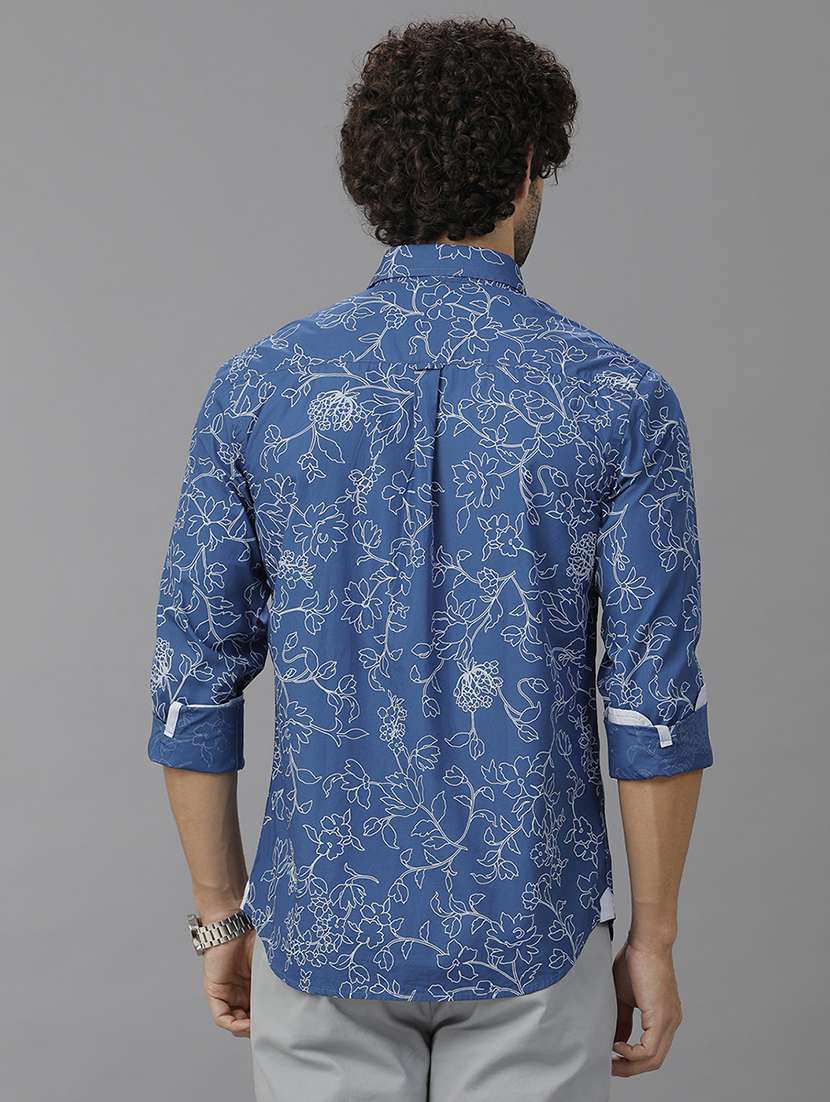 men long sleeve printed casual shirt - 21668596 -  Standard Image - 2