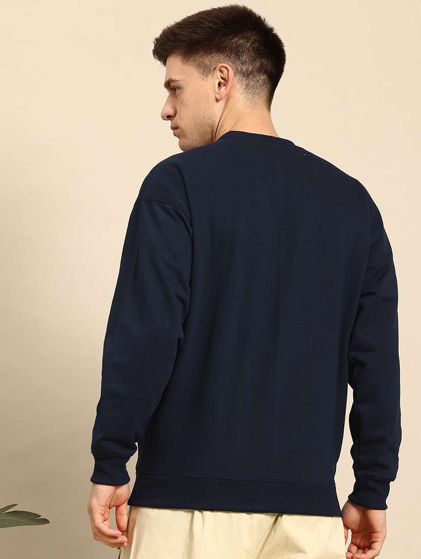 men long sleeve plain sweatshirt - 21668679 - Standard Image - 2