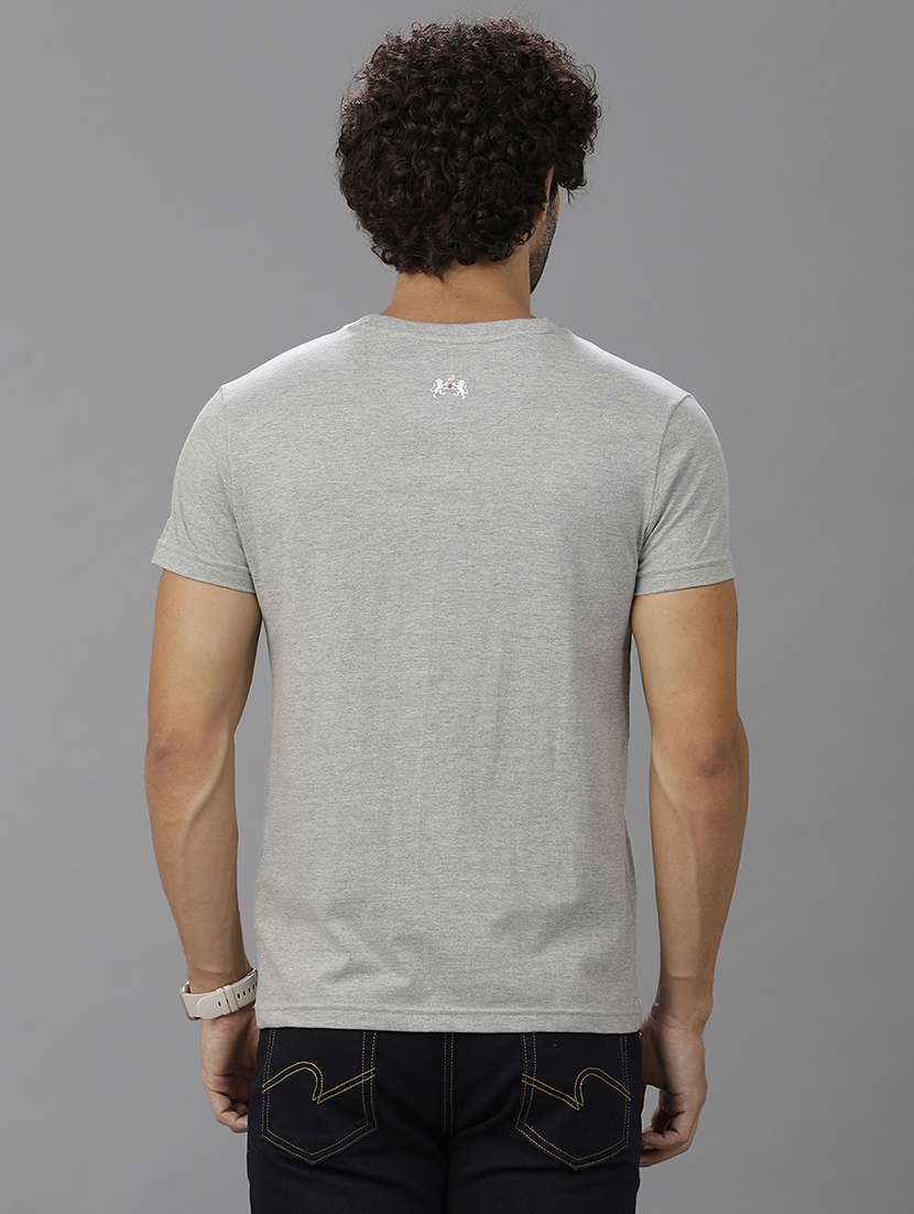 men round neck front print t-shirt - 21668714 -  Standard Image - 2