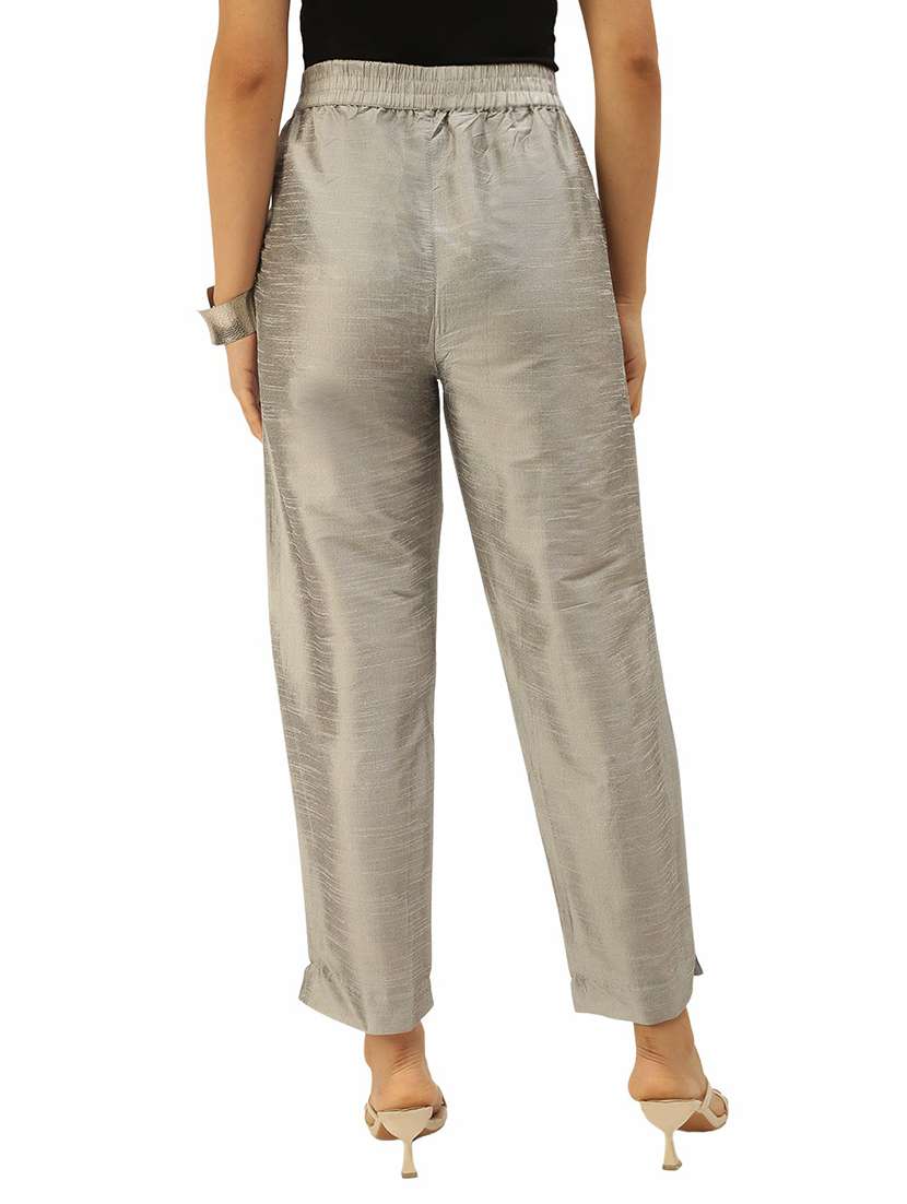 silver straight tapered pant - 21668986 -  Standard Image - 2