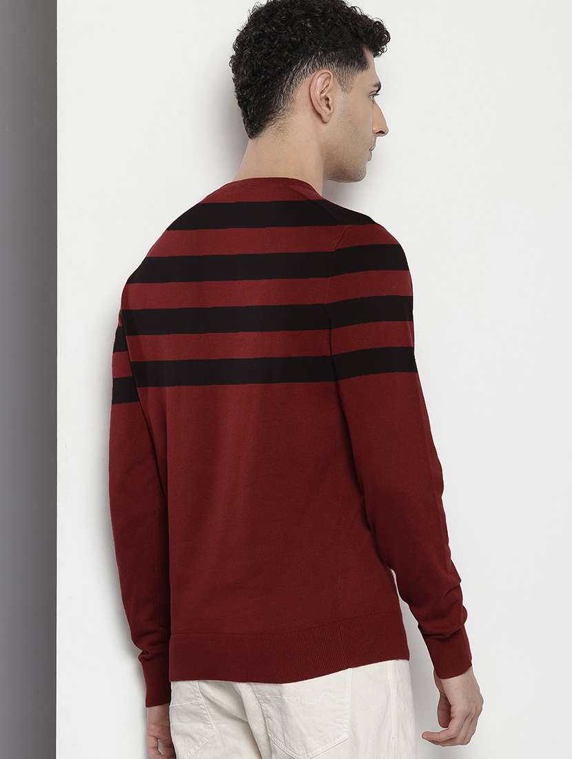 men long sleeve striped pullover - 21669023 -  Standard Image - 2