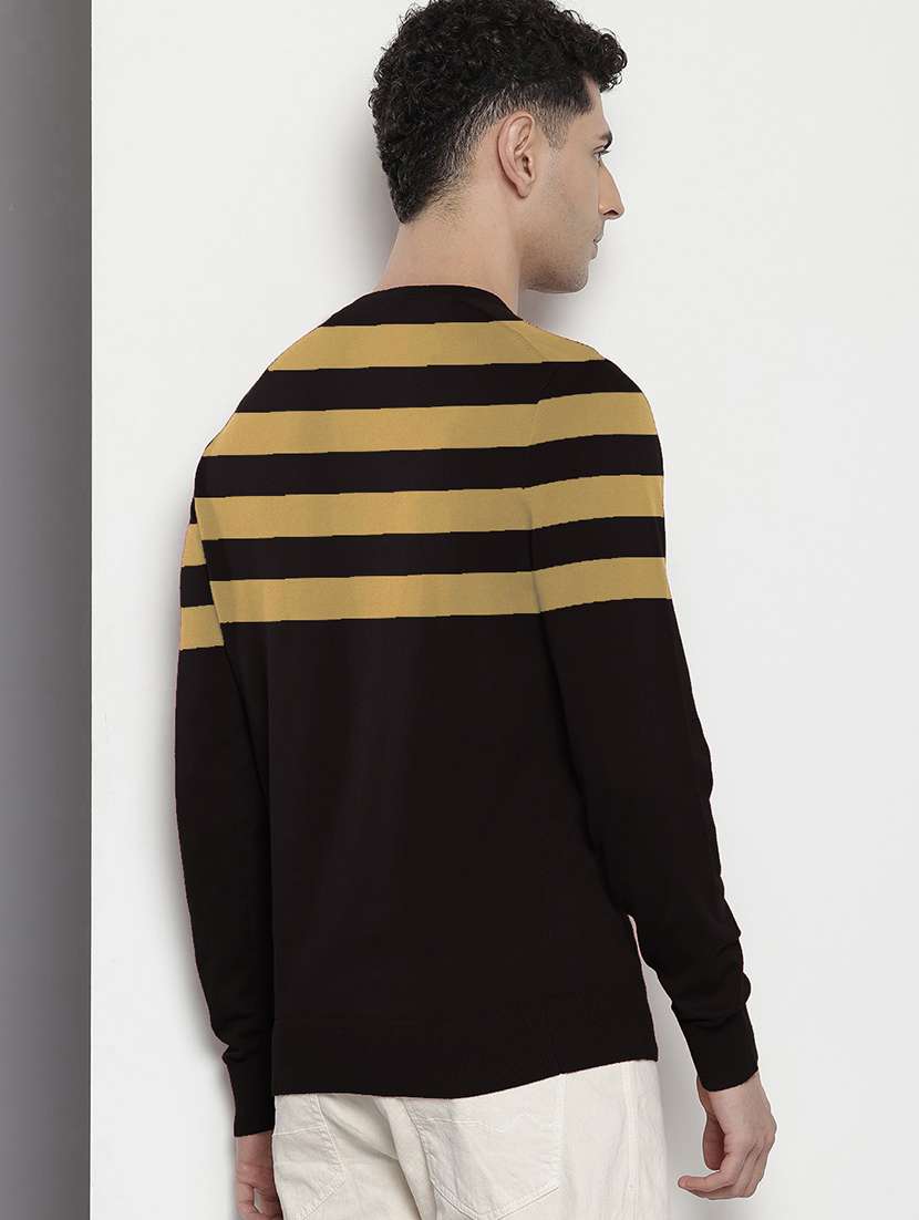 men long sleeve striped pullover - 21669025 -  Standard Image - 2