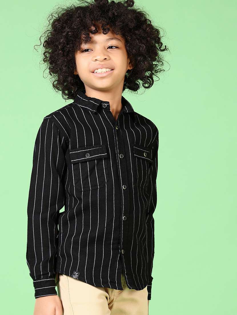 boys long sleeves striped shirt - 21669082 -  Standard Image - 2