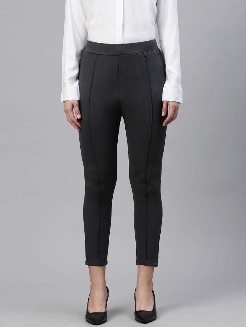 women high rise ankle length jegging - 21669353 - Zoom Image - 0