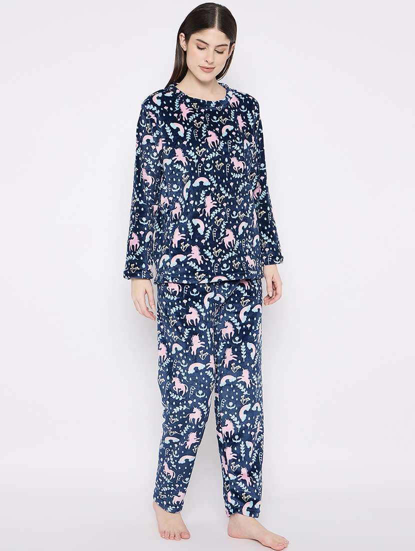 women winter wear pyjama nightwear set - 21669548 -  Standard Image - 2