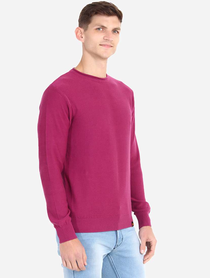 men long sleeves solid pullover - 21669644 -  Standard Image - 2