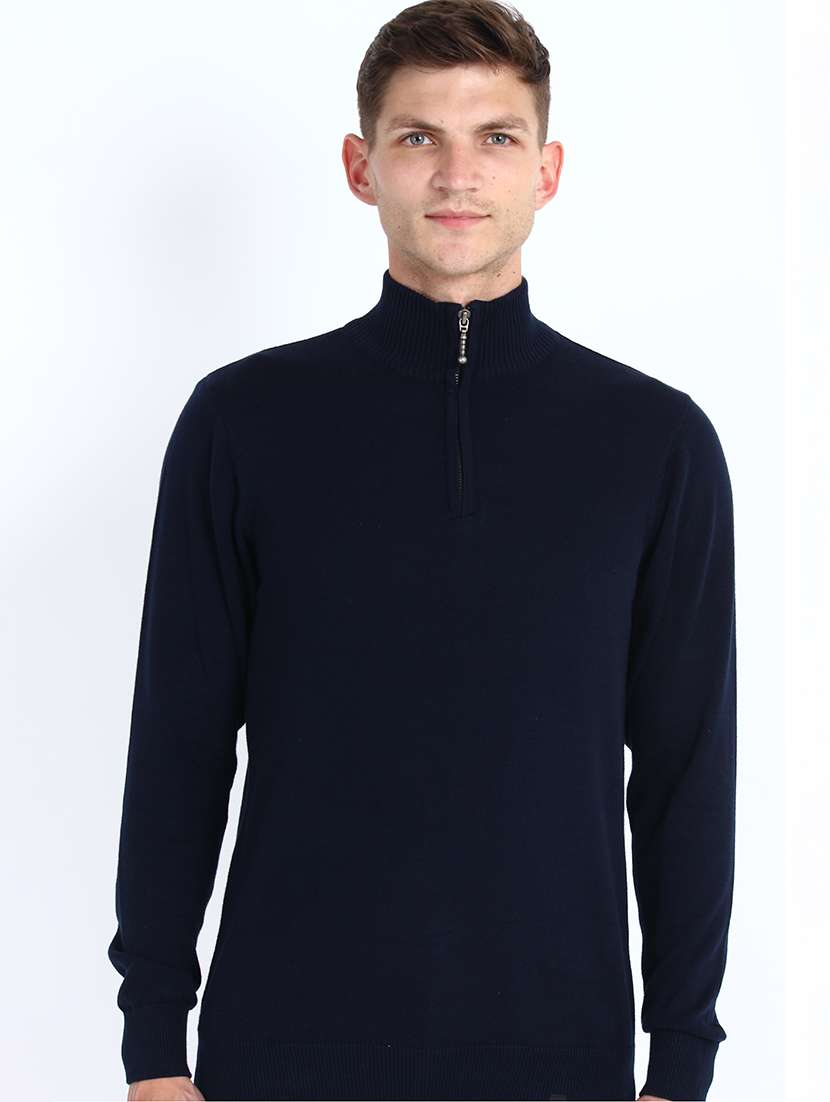 men long sleeves solid pullover