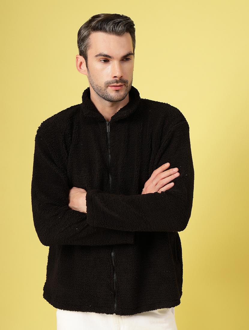 men long sleeve solid casual jacket - 21670163 - Zoom Image - 0