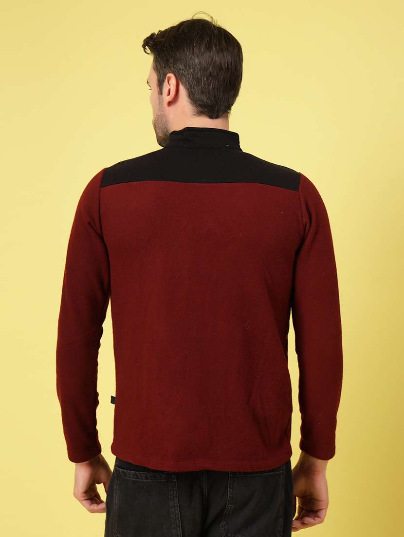 men long sleeve color block sweatshirt - 21670178 - Standard Image - 2