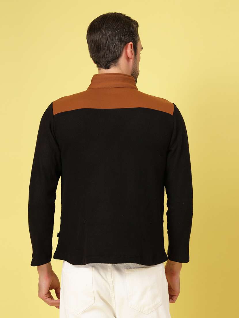 men long sleeve color block sweatshirt - 21670179 - Standard Image - 2