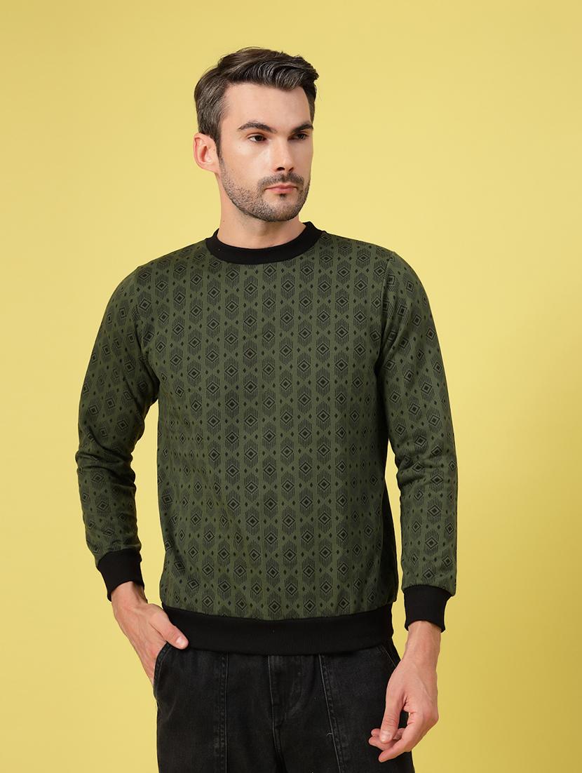 men long sleeve printed sweatshirt - 21670180 - Zoom Image - 0