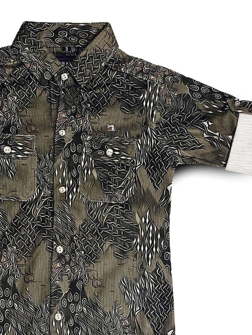 boys long sleeve printed shirt - 21670227 -  Standard Image - 2