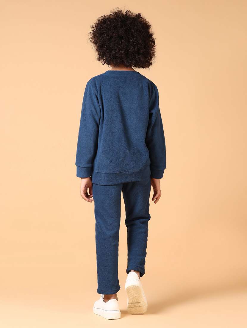 boys solid long sleeve full length set - 21670309 -  Standard Image - 2