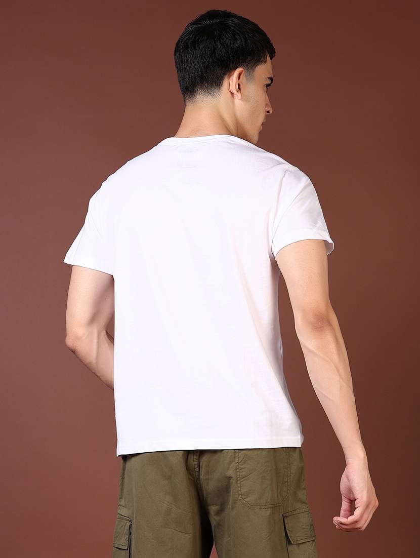 men solid short sleeve t-shirt - 21670311 - Standard Image - 2